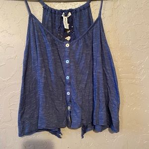 open back summertime tank top